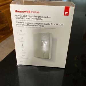 Non-programmable electric heat thermostat